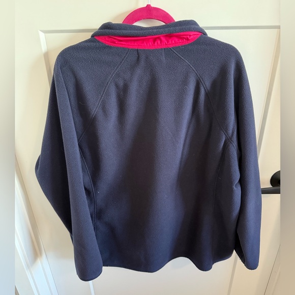 L-RL Lauren Active Ralph Lauren Quilted Puffer Fleece Jacket Pink Black 2X - Picture 3 of 3